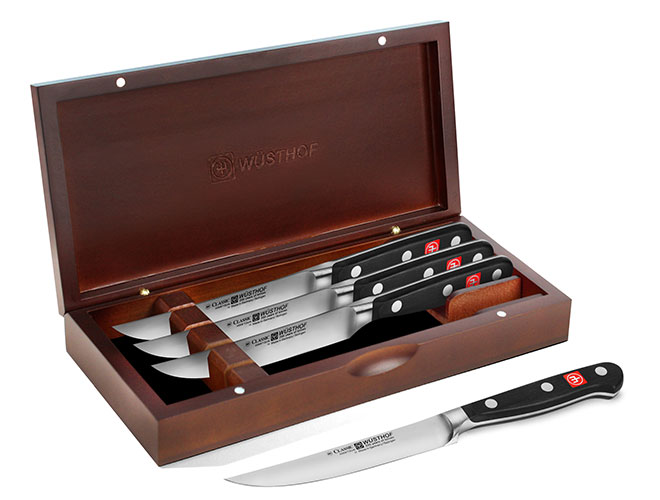 Wusthof Classic Steak Knives Buying Guide And Reviews All Knives   Wusthof Classic 4 Piece Steak Knives Presentation Set 