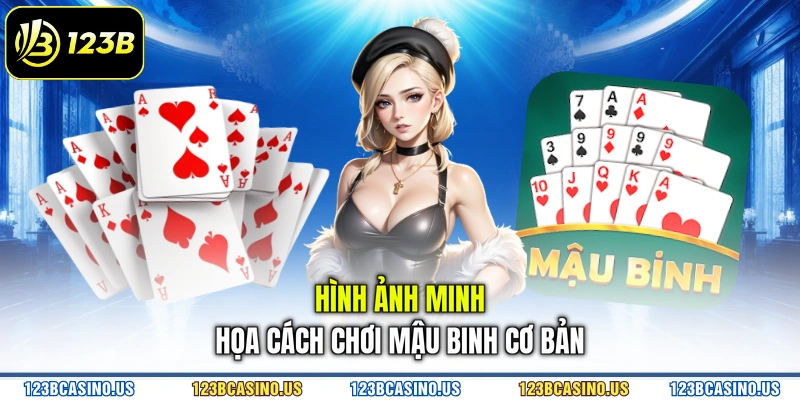 Hình ảnh minh họa cách chơi mậu binh cơ bản