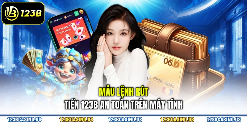 Mẫu lệnh rút tiền 123B an toàn trên máy tính